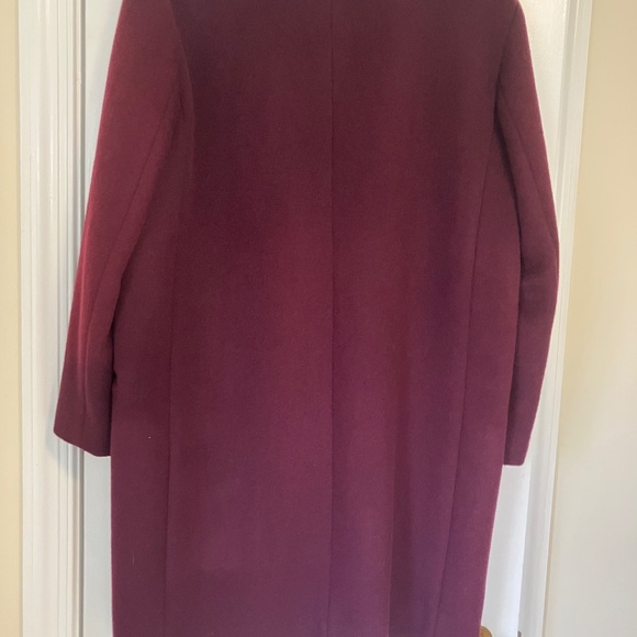 Club Monaco Plum Winter Coat - Picture 3 of 5
